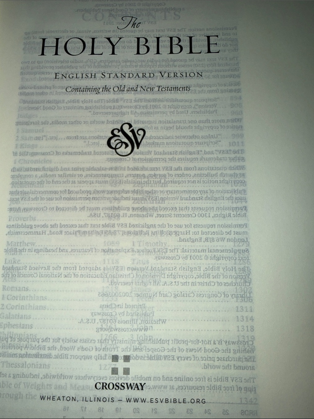 Crossway Single Column Journaling‎ Bible - Black